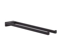 Hansgrohe Toallero AddStoris doble 45 cm negro mate 41770670