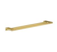 Toallero de baño doble AddStoris de hansgrohe, 41743990, Color: Óptica Oro Pulido