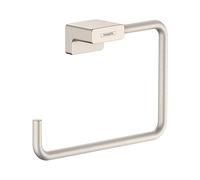 Hansgrohe AddStoris - Toallero moderno en níquel cepillado, 41754820