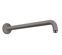 Hansgrohe Aktiva - Brazo de ducha 39 cm, cromo negro cepillado 27413340