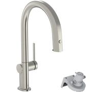 Hansgrohe Aqittura M91 grifo de cocina con filtro de pie acero inoxidable 76826800