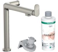 Hansgrohe Aqittura M91 grifo de cocina con filtro de pie acero inoxidable 76802800