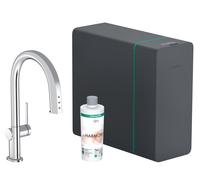 Hansgrohe Aqittura M91 grifo de cocina con filtro de pie cromo 76836000