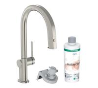 Hansgrohe Aqittura M91 grifo de cocina con filtro de pie acero inoxidable 76801800