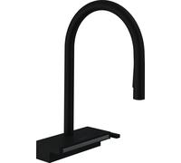 Hansgrohe Aquno Select M81 grifo de cocina de pie negro 73837670