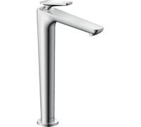 hansgrohe AXOR Citterio C Mezclador monomando de lavabo 250, con CoolStart y juego de desagüe, 49050000, Color: cromado