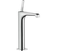 hansgrohe AXOR Citterio E Mezclador monomando de lavabo 250 sin lanza para lavabos, 36104000, Color: cromado