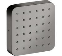 hansgrohe AXOR Citterio E módulo de ducha empotrado 12 x 12, 36822330, Color: Cromo negro pulido