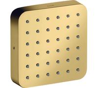 hansgrohe AXOR Citterio E módulo de ducha empotrado 12 x 12, 36822990, Color: Óptica Oro Pulido