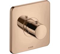 hansgrohe AXOR Citterio M Termostato de alto caudal empotrado, 34716300, Color: Oro rojo pulido