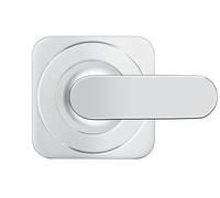 hansgrohe AXOR Citterio Mezclador de lavabo de 3 agujeros empotrado para montaje en pared con caño de 166 mm, manijas y rosetas, 34313000, Color: cromado