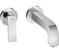 hansgrohe AXOR Citterio mezclador de lavabo, empotrado, proyección 220mm, juego de desagüe, 39121000, Color: cromado