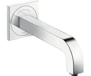 hansgrohe AXOR Citterio mezclador electrónico para lavabo, alimentación de red, empotrado, detector de proximidad, proyección 221mm, 39118140, Color: Bronce cepillado