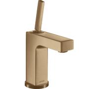 hansgrohe AXOR Citterio Mezclador monomando de lavabo sin juego de desagüe, 39018140, Color: Bronce cepillado
