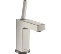 hansgrohe AXOR Citterio Mezclador monomando de lavabo sin juego de desagüe, 39018800, Color: Óptica de acero inoxidable