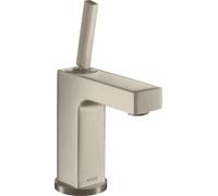 hansgrohe AXOR Citterio Mezclador monomando de lavabo sin juego de desagüe, 39018820, Color: Níquel Cepillado