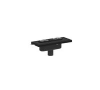 hansgrohe AXOR Cuerpo base de desagüe para canal de ducha, instalación vertical, 01007180