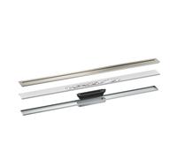 hansgrohe AXOR Desagüe juego completo canal de desagüe, 1000mm, 42523800, Color: Óptica de acero inoxidable