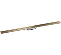 Hansgrohe AXOR Desagüe juego completo canal de desagüe, 1200mmpara montaje en pared, 42529, Color: Bronce cepillado