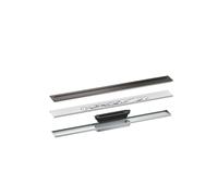 hansgrohe AXOR Desagüe juego completo canal de desagüe, 700mm, 42520340, Color: Cromo negro cepillado