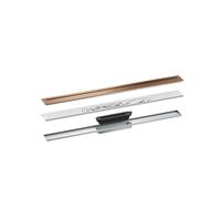 hansgrohe AXOR Desagüe juego completo canal de desagüe, 800mm, 42521310, Color: Oro rojo cepillado