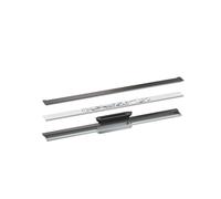 hansgrohe AXOR Desagüe juego completo canal de desagüe, 800mmpara montaje en pared, 42526340, Color: Cromo negro cepillado