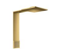 hansgrohe AXOR DuchaComposición módulo de ducha 250/250, 2jet, con ducha de hombro, proyección 488mm, 12594990, Color: Óptica Oro Pulido