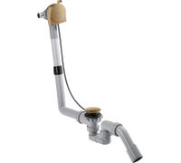 hansgrohe AXOR Exafill S juego completo, bañera, desagüe y rebosadero, 58307140, Color: Bronce cepillado
