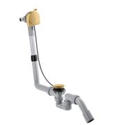 hansgrohe AXOR Exafill S juego completo, bañera, desagüe y rebosadero, 58307250, Color: Óptica de oro cepillado