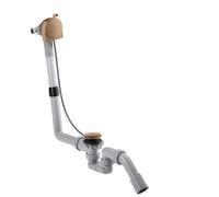 hansgrohe AXOR Exafill S juego completo, bañera, desagüe y rebosadero, 58307310, Color: Oro rojo cepillado