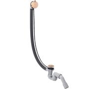 hansgrohe AXOR Flexaplus S juego completo, desagüe y rebosadero, para bañeras especiales, 58318300, Color: Oro rojo pulido
