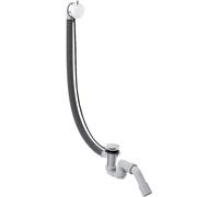 hansgrohe AXOR Flexaplus S juego completo, desagüe y rebosadero, para bañeras especiales, 58318670, Color: negro mate