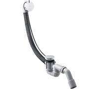 hansgrohe AXOR Flexaplus S juego completo, desagüe y rebosadero, para bañeras estándar, 58316000, Color: cromado