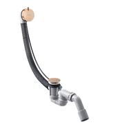 hansgrohe AXOR Flexaplus S juego completo, desagüe y rebosadero, para bañeras estándar, 58316300, Color: Oro rojo pulido