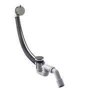 hansgrohe AXOR Flexaplus S juego completo, desagüe y rebosadero, para bañeras estándar, 58316330, Color: Cromo negro pulido
