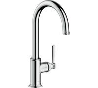 hansgrohe AXOR Montreux DN 15 Monomando de cocina 260 con caño giratorio, 16580000, Color: cromado