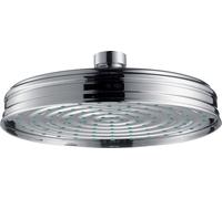 hansgrohe AXOR Montreux Ducha de disco de 1 chorro, 180 mm, 28487300, Color: Oro rojo pulido