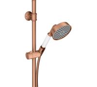 hansgrohe AXOR Montreux set de ducha 0,90 m, teleducha 100 1jet Classic, 27982310, Color: Oro rojo cepillado