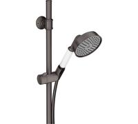hansgrohe AXOR Montreux set de ducha 0,90 m, teleducha 100 1jet Classic, 27982340, Color: Cromo negro cepillado