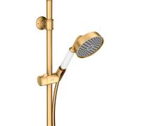 hansgrohe AXOR Montreux set de ducha 0,90 m, teleducha 100 1jet Classic, 27982950, Color: Latón cepillado