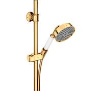 hansgrohe AXOR Montreux set de ducha 0,90 m, teleducha 100 1jet Classic, 27982990, Color: Óptica Oro Pulido