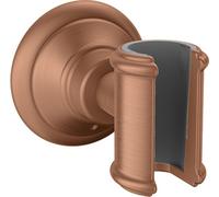 hansgrohe AXOR Montreux soporte de ducha, 16325310, Color: Oro rojo cepillado