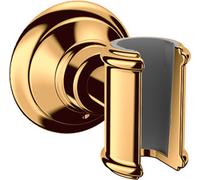 hansgrohe AXOR Montreux soporte de ducha, 16325990, Color: Óptica Oro Pulido