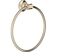 hansgrohe AXOR Montreux toallero en forma de anillo, 42021830, Color: Níquel pulido