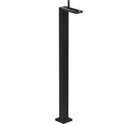 hansgrohe AXOR MyEdition Mezclador monomando de lavabo de pie con juego de desagüe, sin placa, 47042670, Color: negro mate