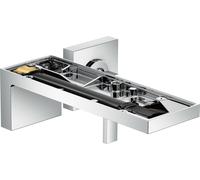 hansgrohe AXOR MyEdition Mezclador monomando de lavabo empotrado para montaje en pared, caño 221 mm, sin placa, 47062000, Color: cromado