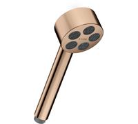 hansgrohe AXOR One ducha de mano 75 1jet EcoSmart, 48651300, Color: Oro rojo pulido