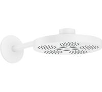 hansgrohe AXOR One ducha de techo 280 2jet con brazo de ducha, 48492700, Color: Blanco Mate