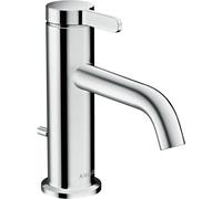 hansgrohe AXOR One mezclador monomando de lavabo 70 con maneta y juego de desagüe, 130 mm de proyección, 48000000, Color: cromado