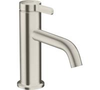 Axor One - Grifo de lavabo con desagüe, EcoSmart, aspecto de acero inoxidable 48001800